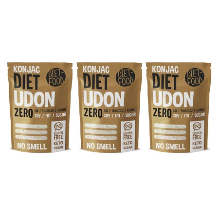Zestaw 3x Makaron udon shirataki konjac BEZGL. 200g