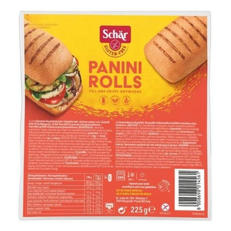 Shar - Bułki Panini Rolls bezglutenowe - 225 g