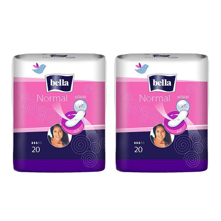Zestaw: 2x Bella Podpaski Normal 20 szt.