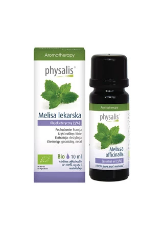 OLEJEK ETERYCZNY MELISA BIO 10 ml - PHYSALIS
