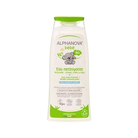 Alphanova Bebe, Woda micelarna do mycia skóry atopowej, 200ml