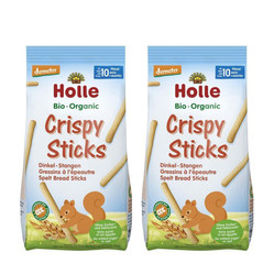 Zestaw: 2x Holle Bio Paluszki Chlebowe Orkiszowe 80g