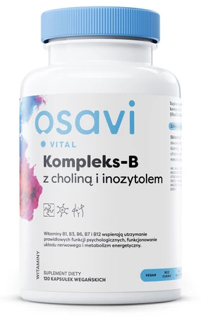 OSAVI Kompleks-B z choliną i inozytolem (120 kaps.)