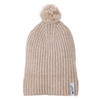 Lodger Czapeczka z wełny merino 100% beżowa Beige 6-12 m