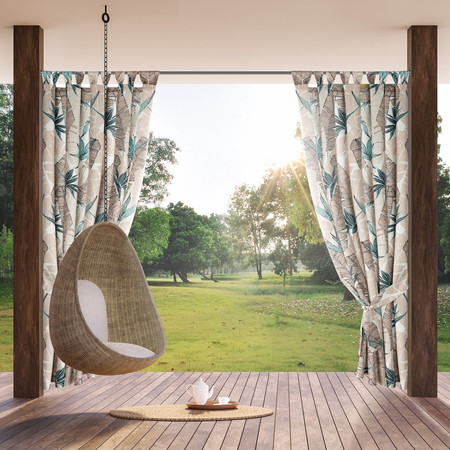 Zasłona gotowa Garden 8 na Szelkach 155 x 220 cm, Beżowy