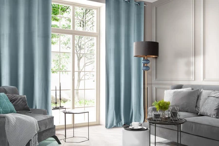 ZASŁONA GOTOWA D91 ROSA 140 X 250 CM MORSKI