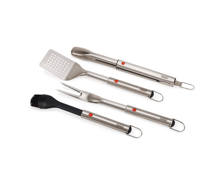 JJ-Zestaw 4 narzędzi do BBQ w etui 5el. GrillOut