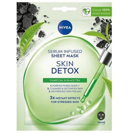 Skin Detox maska w płachcie z serum detoksykującym