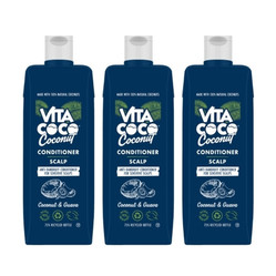 Zestaw: 3x Vita Coco odżywka przeciwłupieżowa do włosów i skóry głowy 400 ml