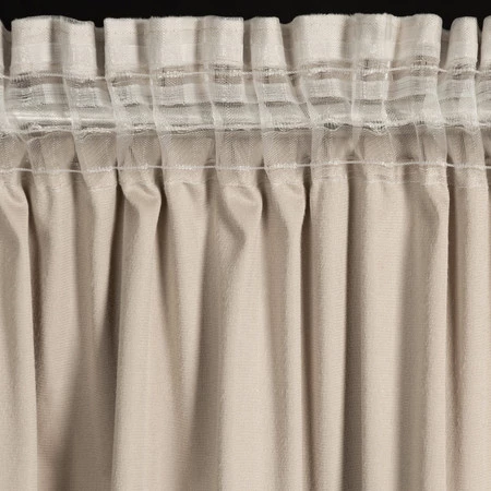 ZASŁONA GOTOWA DANI NA TAŚMIE 140 X 250 CM BEŻOWY