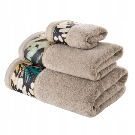 Ręcznik Eva 15 70 x 140 cm, Beżowy