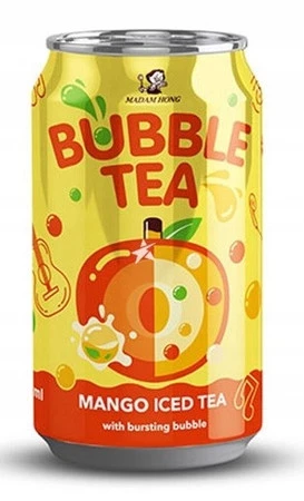 Madam Hong Lady Boba Herbata Bubble Tea 320 ml smak mango