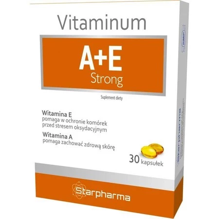 Starpharma − Vitaminum A + E Strong − 30 kaps.