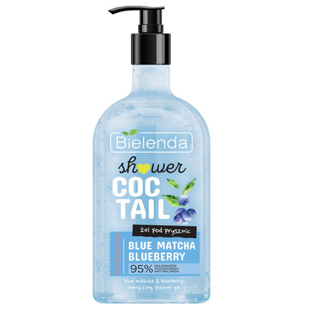 Bielenda Shower Coctail Żel pod prysznic energetyzujący Blue Matcha & Blueberry 400ml