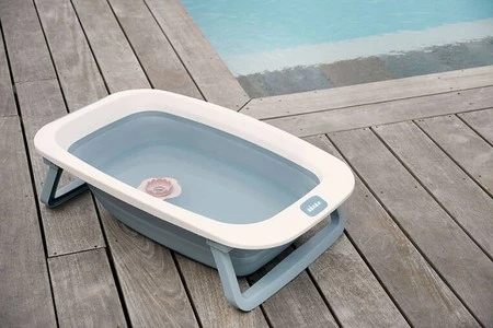 Beaba Składana wanienka Eazy Pop Camélé'O Bleu baltique