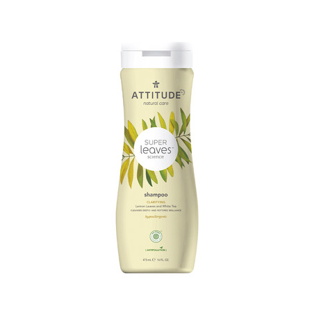Attitude, Szampon oczyszczający z cytryną i Białą herbatą, 473 ml