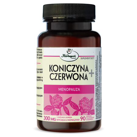 Herbapol Kraków Koniczyna Czerwona+ na wsparcie w okresie menopauzy 90 kaps.