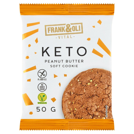 Keto miękkie ciasteczko peanut butter 50g