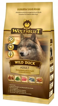 Wolfsblut Wild Duck – bezzbożowa karma dla psów dorosłych z kaczką - 2kg