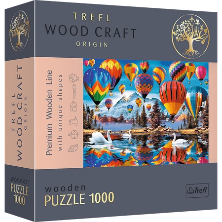 Puzzle 1000 drewniane Kolorowe balony 20143 -