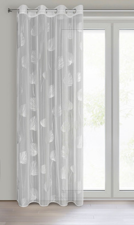 ZASŁONA GOTOWA HELEN 140 X 260 CM BIAŁY