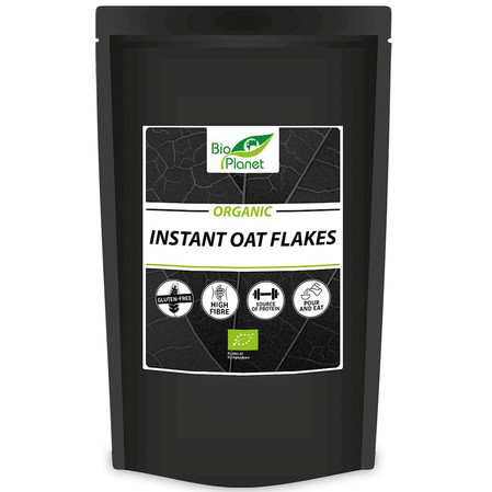 BIO PLANET PŁATKI OWSIANE BŁYSKAWICZNE BEZGLUTENOWE BIO 500g