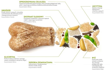 WHIMZEES Kostka Ryżowa M/L Gryzak dla psa 9szt.
