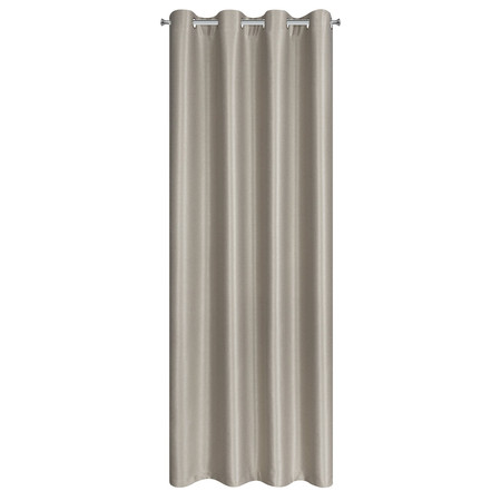 ZASŁONA GOTOWA SELINA 140 X 250 CM CIEMNOBEŻOWY