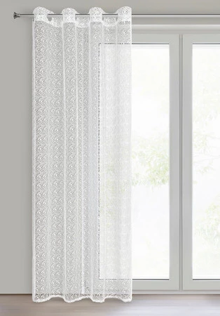 FIRANA GOTOWA ELLISSA 140 X 250 CM BIAŁY