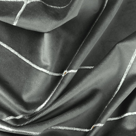 ZASŁONA DEKORACYJNA PIERRE CARDIN MARGO 140 X 250 CM JASNOSZARY