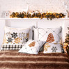 POSZEWKA ŚWIATECZNA JOY01 60 X 60 CM BIAŁY