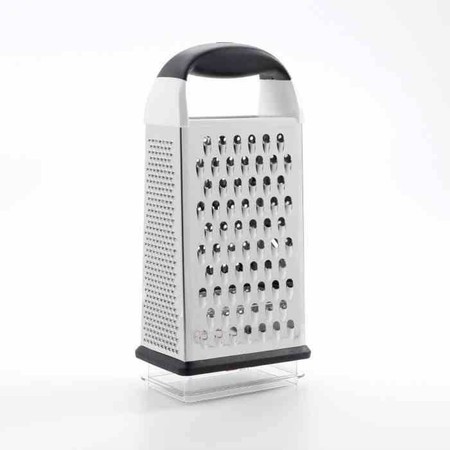 OXO-Tarka z pojemnikiem stalowo-czarna, Good Grips