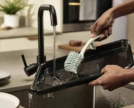 JJ - Szczotka do naczyń Edge™, light stone/sage