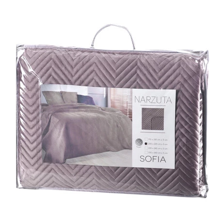 NARZUTA SOFIA 230 X 260 CM PUDROWY RÓŻ