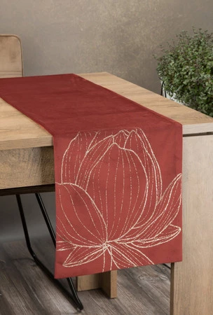 OBRUS BLINK 12 35 X 220 CM CEGLASTY