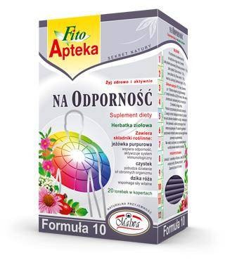 F10 Na Odporność herbata 20*2g MALWA