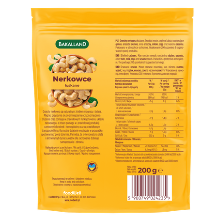 Bakalland Orzechy nerkowca 200g