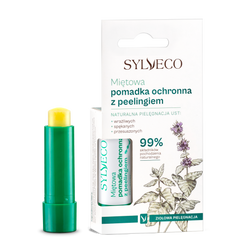 Sylveco − Miętowa pomadka ochronna z peelingiem − 4,6 g KRÓTKA DATA 2026-09-30