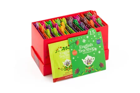 English Tea Shop, Herbata BIO Kalendarz Adwentowy, 25 saszetek
