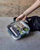 BB - Lunch box kwadratowy, oliwkowy