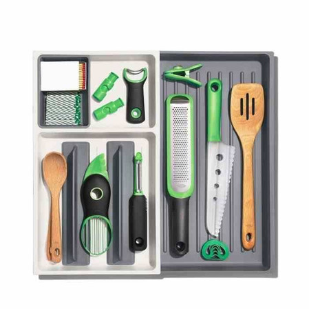 OXO-Organizer regulowany do szuflad L szaryGoodGri