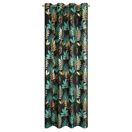 ZASŁONA GOTOWA MALTA 140 X 250 CM CZARNY