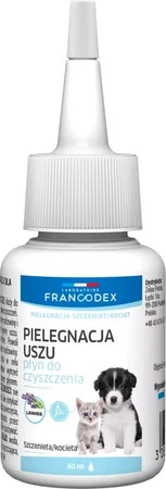 FRANCODEX Płyn do czyszczenia uszu szczeniąt i kociąt 60ml