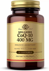 SOLGAR Megasorb CoQ-10 400 mg Koenzym Q10 400 mg (30 kaps.)