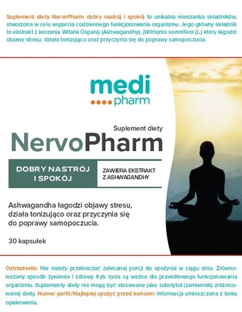 Medi Pharm NervoPharm na dobry nastrój 30 kaps.