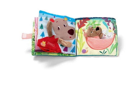 LILLIPUTIENS Książeczka z mini-pacynką na palec wielofunkcyjna