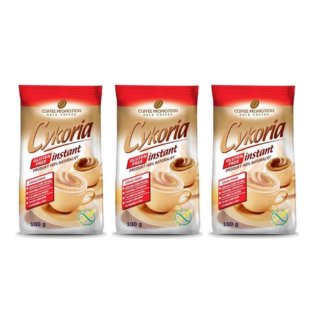 Zestaw: 3x Coffee Promotion − Kawa Cykoria classic instant − 100 g