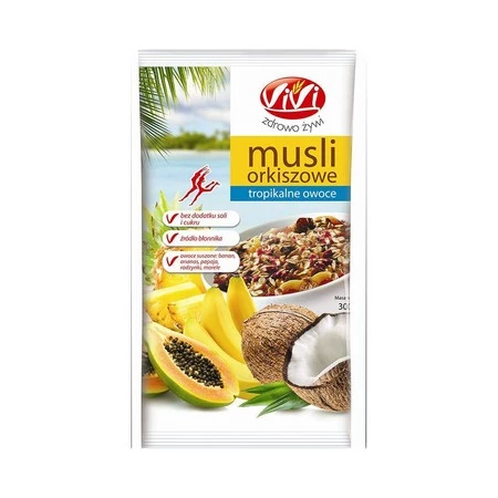 Musli orkiszowe tropikalne owoce 300 g