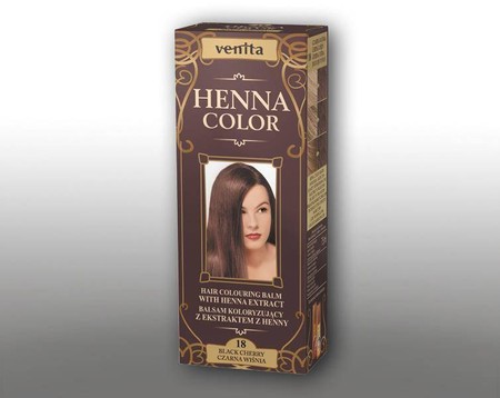 VENITA henna tuba 018 czarna wiśnia