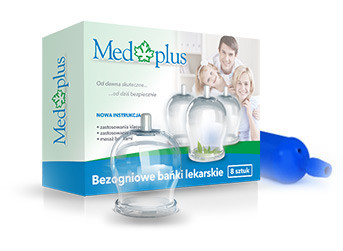 Medplus − bańki lekarskie bezogniowe przyrząd − 8 SZT.